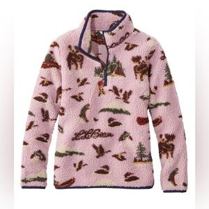 L.L. Bean Sherpa Pullover Quarter Zip